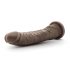 Dr. Skin 8,5 - naturtro dildo med sugekopp, brun (20,5 cm)