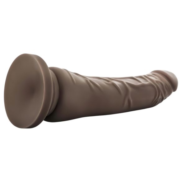 Dr. Skin 8,5 - naturtro dildo med sugekopp, brun (20,5 cm)