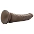 Dr. Skin 8,5 - realistisk dildo med sugekopp (brun, 20,5 cm)
