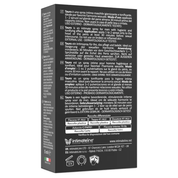 Tauro Extra Power - forsinkende spray for menn (5 ml)