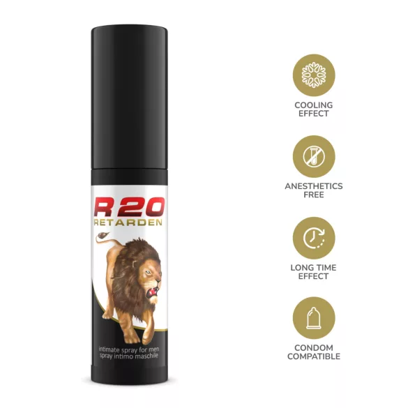 Intimateline R20 - kjølende forsinkelsesspray for menn (20 ml)