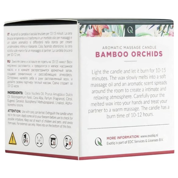 Exotiq Bambus Orchidéer - massasjelys (60g)