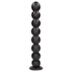 Ouch! Balls of Lust - gigantisk analkjede (svart) - 55 cm
