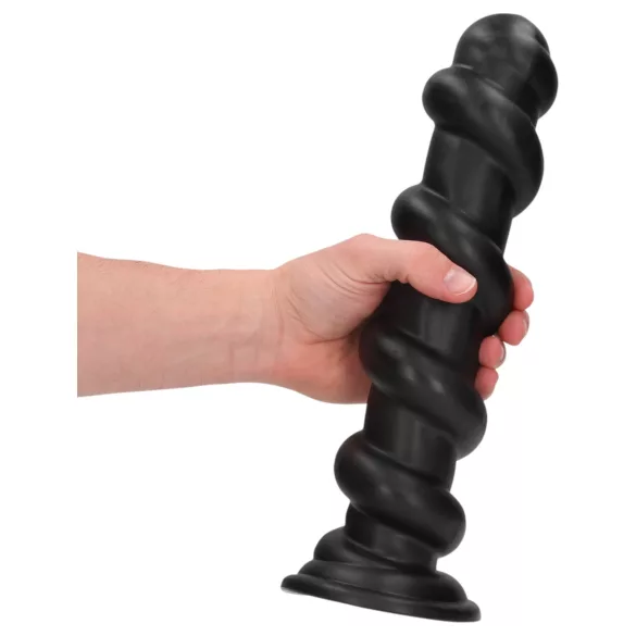 Ouch! Hole Driller - gigantisk analplugg (svart) - 31,5 cm