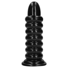 Ouch! Spiral Force - vridd analplugg (svart) - 23,5 cm