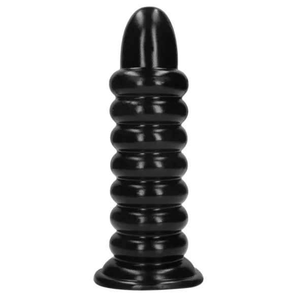 Ouch! Spiral Force - vridd analplugg (svart) - 23,5 cm