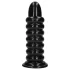 Ouch! Spiral Force - vridd analplugg (svart) - 23,5 cm