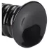 Ouch! Spiral Force - vridd analplugg (svart) - 23,5 cm