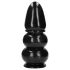 Ouch! Ultra Collosus - ekstra stor analplugg (svart) - 33 cm