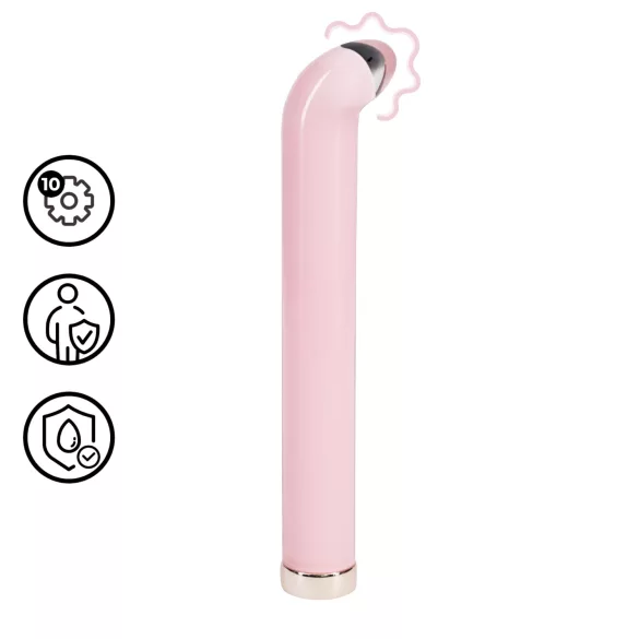 Loveline - G-punkt glassvibrator (rosa)