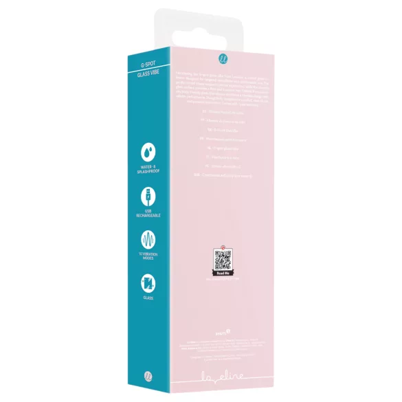 Loveline - G-punkt glassvibrator (rosa)