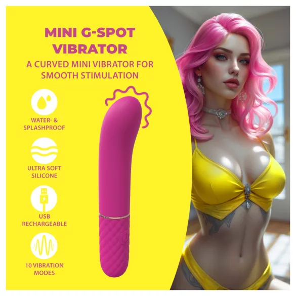 Loveline - mini G-punktvibrator (rosa)