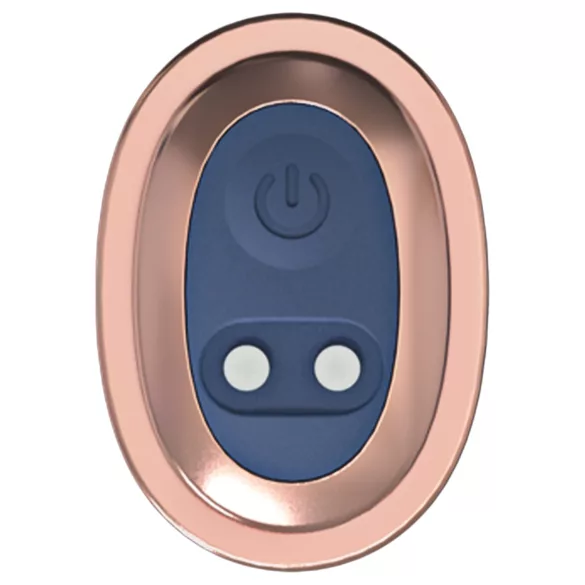 Loveline - vibratorsett med utskiftbart hode (blå-grå)