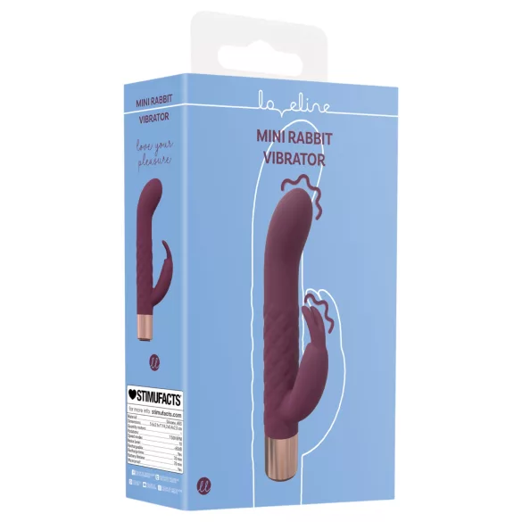 Loveline - mini kaninvibrator (rød)