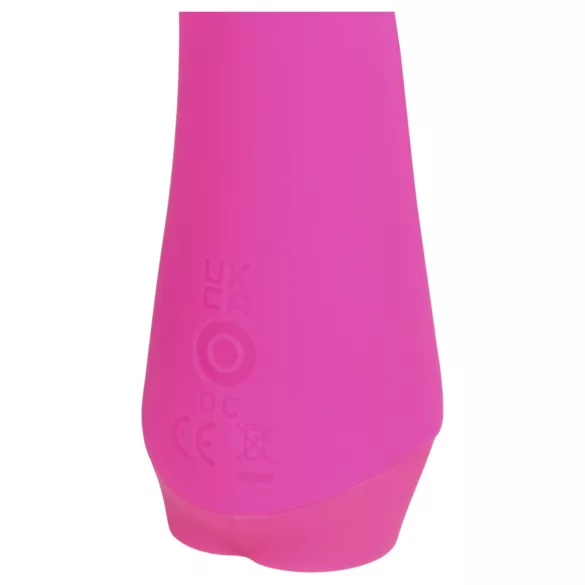 Loveline - buet mini-vibrator med kanin (rosa)