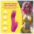 Loveline - buet mini-vibrator med kanin (rosa)