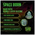 Ouch! Space Born - silikon analplugg (grønn-svart)