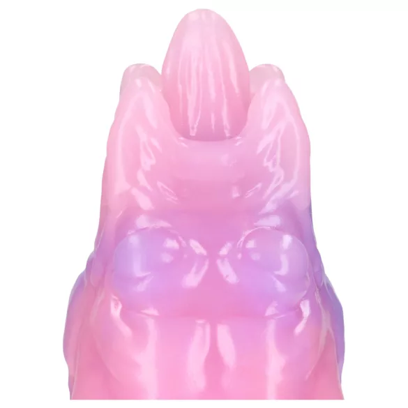 Ouch! Rainbow Invader - silikon fantasidildo (regnbue)