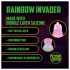 Ouch! Rainbow Invader - silikon fantasidildo (regnbue)