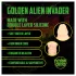 Ouch! Golden Alien Invader - silikon fantasidildo (gull)