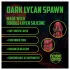 Ouch! Dark Lycan Spawn - silikon fantasidildo (rød-svart)