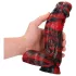Ouch! Dark Lycan Spawn - silikon fantasidildo (rød-svart)