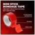 Ouch! - selvklebende bondage-tape (rød) - 20 m