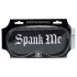 Ouch! - sateng sovemaske med «Spank Me»-tekst (svart)
