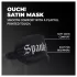 Ouch! - sateng sovemaske med «Spank Me»-tekst (svart)