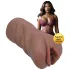 XKIN Next Door Amani - realistisk kunstig vagina-masturbator (mørk naturfarge)
