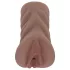 XKIN Next Door Amani - realistisk kunstig vagina-masturbator (mørk naturfarge)