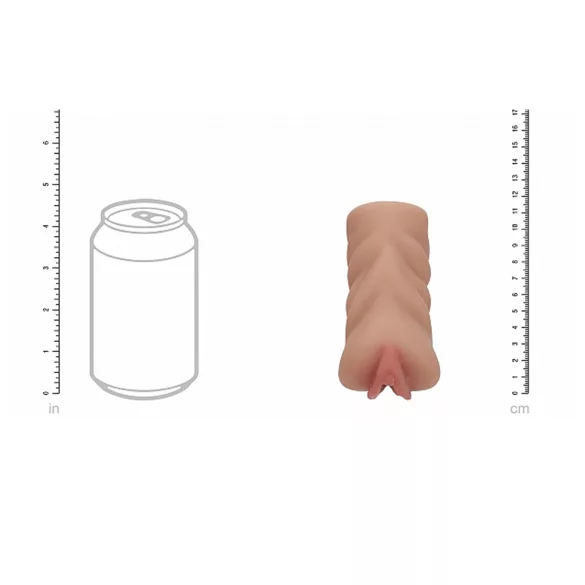 XKIN Honey Celeste - realistisk kunstig vagina-masturbator (naturell)