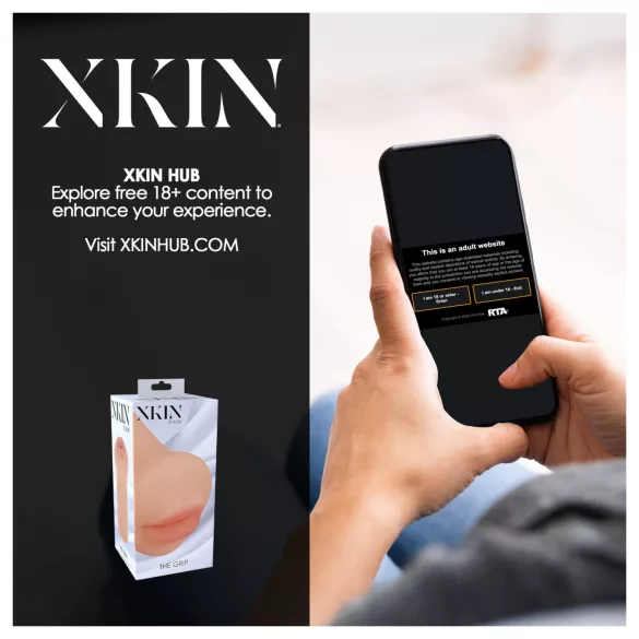 XKIN - realistisk munnmasturbator - S (natur)