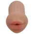 XKIN - kunstig munn-masturbator - S (mørk naturfarge)