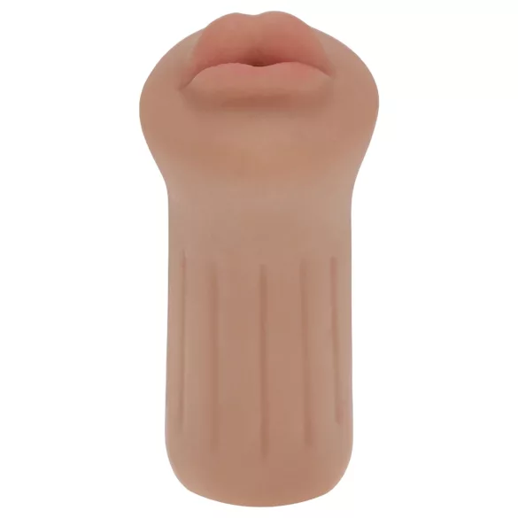 XKIN - kunstig munn-masturbator - S (mørk naturfarge)