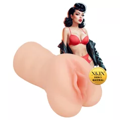   XKIN Greaser Girl Misty - realistisk kunstig vagina‑masturbator (naturfarget)
