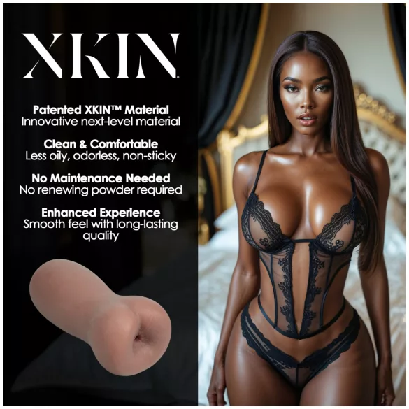 XKIN Eternal Asha - realistisk rumpe-masturbator (naturell)