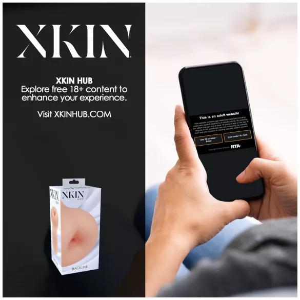 XKIN - realistisk kunstig rumpe-masturbator - M (nude)