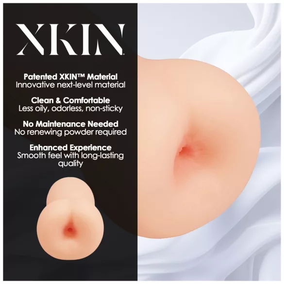 XKIN - realistisk kunstig rumpe-masturbator - M (nude)
