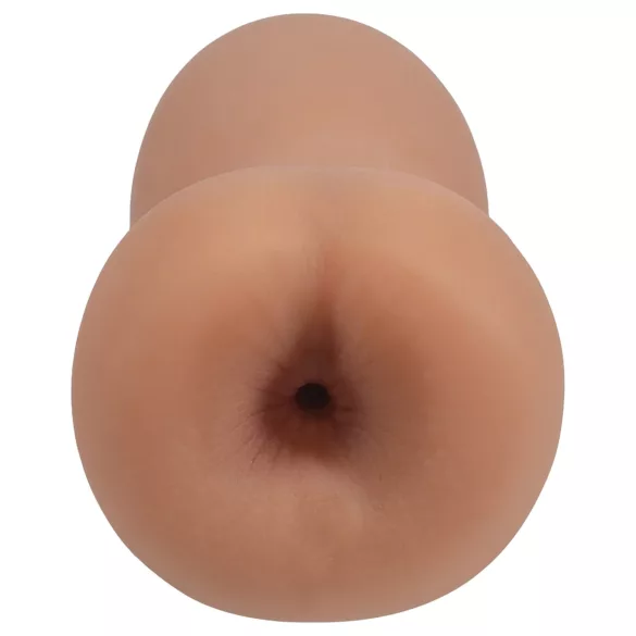 XKIN - realistisk kunstig rumpe-masturbator - M (mørk naturfarge)