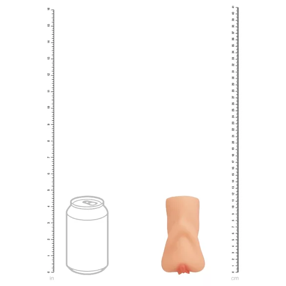 XKIN - realistisk kunstig vagina-masturbator - M (naturell)