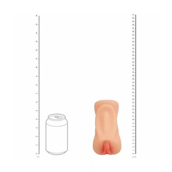 XKIN Lexi Lockerload - realistisk kunstig vagina-masturbator (naturfarge)