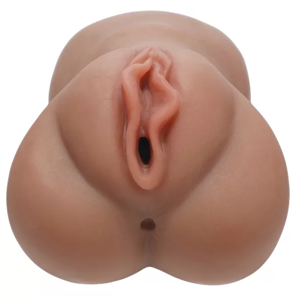 XKIN - realistisk kunstig vagina - L (mørk naturfarge)