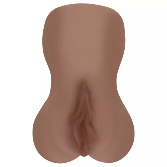 XKIN - realistisk kunstig vagina - L (mørk naturfarge)