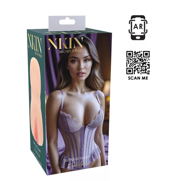 XKIN Sweet Delilah - realistisk kunstig vagina-masturbator (naturfarge)