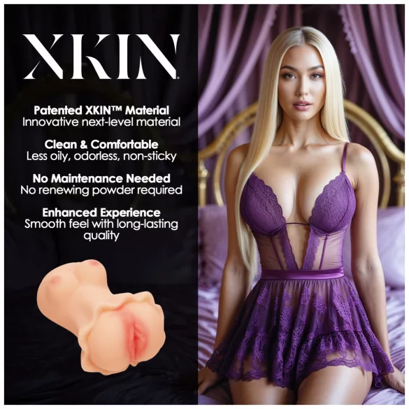 XKIN Enchantment Elise - realistisk kunstig vagina masturbator (naturfarge)