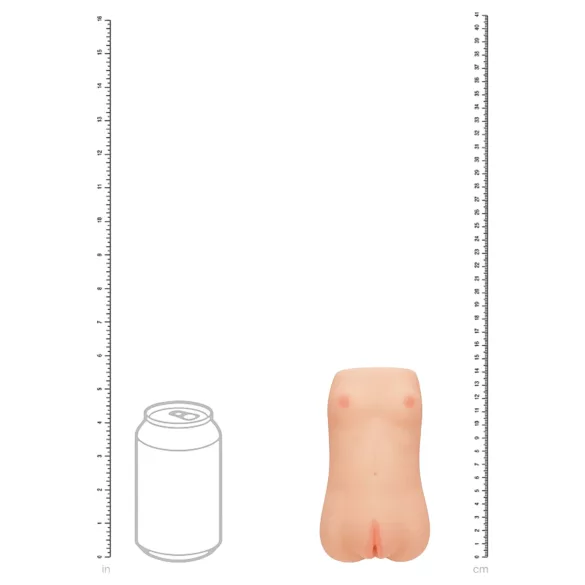XKIN - realistisk kunstig vagina-masturbator - L (natur)