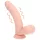 RealRock - realistisk vibrator med dobbel tetthet (hudfarget) - 15 cm