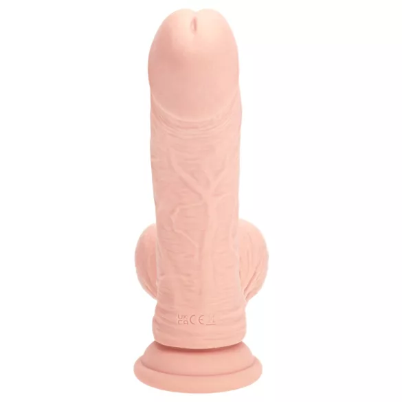 RealRock - realistisk vibrator med dobbel tetthet (hudfarget) - 15 cm