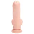 RealRock - realistisk vibrator med dobbel tetthet (hudfarget) - 15 cm